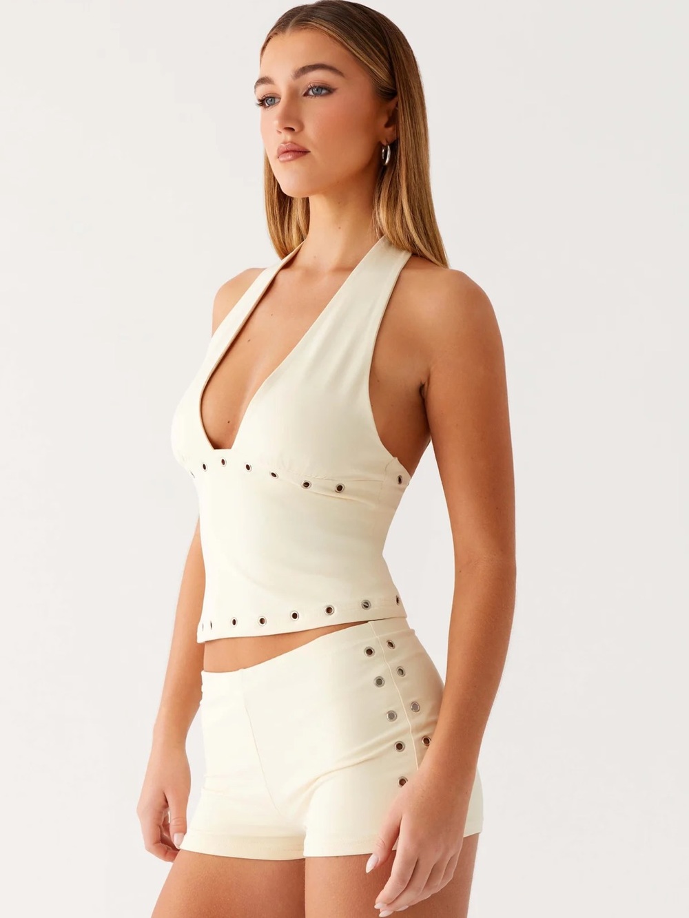 NWT PepperMayo Roxy Halter Top & Mini Shorts Co-Ord Set